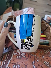 Keramicka solja rucno oslikana — thumbnail 1