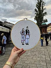Ručni vez na đerđefu  — minijatura 1