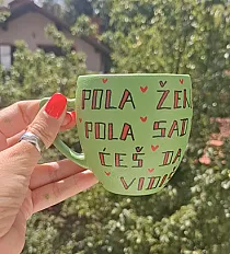 Rucno oslikana solja — minijatura 1
