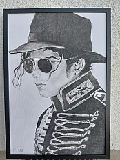Michael Jackson portret  — minijatura 1