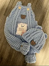 Ručno pletene baby tregerice — minijatura 1