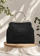Noir tweed bag — minijatura 1