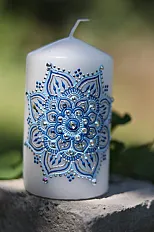 Safirna mandala svijeca — minijatura 1