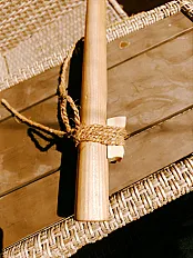 Native American Style flauta - Jasen (Mid A) - Ručni rad — thumbnail 4