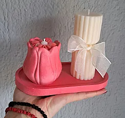 Gipsani set sa svijećama — minijatura 2