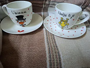 Šoljice za kafu rucno oslikane — minijatura 4