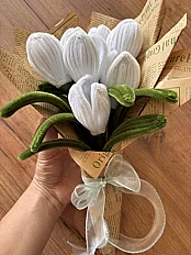 Buket bijelih tulipana — minijatura 2