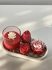 Cvjetni crveni set — minijatura 2