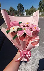 Roze plišani buket  — thumbnail 5