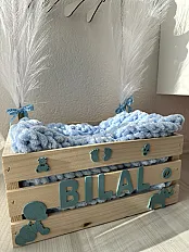 Baby box s puffy pletenom dekicom i mini ofingercima — thumbnail 4