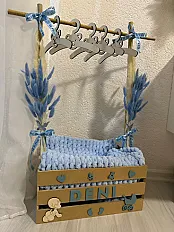 Baby box s puffy pletenom dekicom i mini ofingercima — thumbnail 2