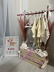 Premium Baby Box s Imenom – Unikatni Poklon za Bebu — minijatura 2