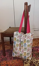 Unikatna handmade ženska torba Catz — minijatura 2