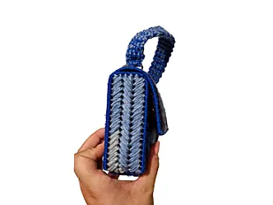 Pletena torbica - Blue Magic  — minijatura 2