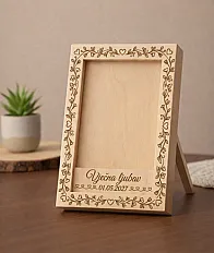 Personalizirani drveni okvir za umetanje fotografije. — minijatura 2