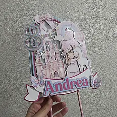  ✨ Personalizovani toper za tortu – Jednorog i Princeza ✨ — thumbnail 3