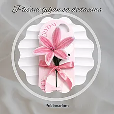 Plišani ljiljan sa ručkom  — thumbnail 2