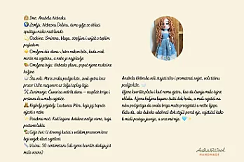 Heklana lutka Anabela — minijatura 6